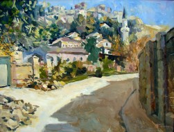 Ulochka s Taktaly-Dzhami.Bahchisaraj k.m 50h70 2016g.JPG